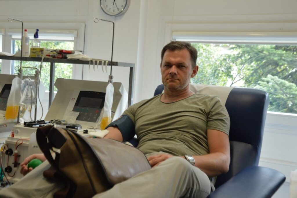 Fot. Piotr Bera, Polskapress Gazeta Wrocławska, Krzysztof Morzyński Złoty Krzyż Zasługi za zasługi dla honorowego krwiodawstwa