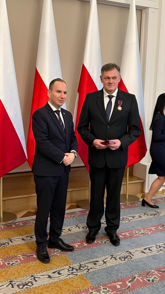 Krzysztof Morzyński Złoty Krzyż Zasługi za zasługi dla honorowego krwiodawstwa